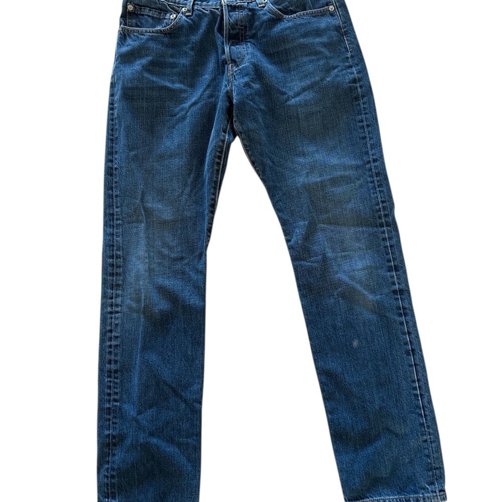 Levis Mens 30/30Classic Blue Denim Jeans Button Fly